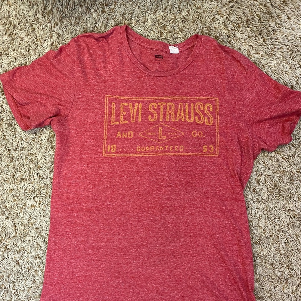 Red Levi Tee